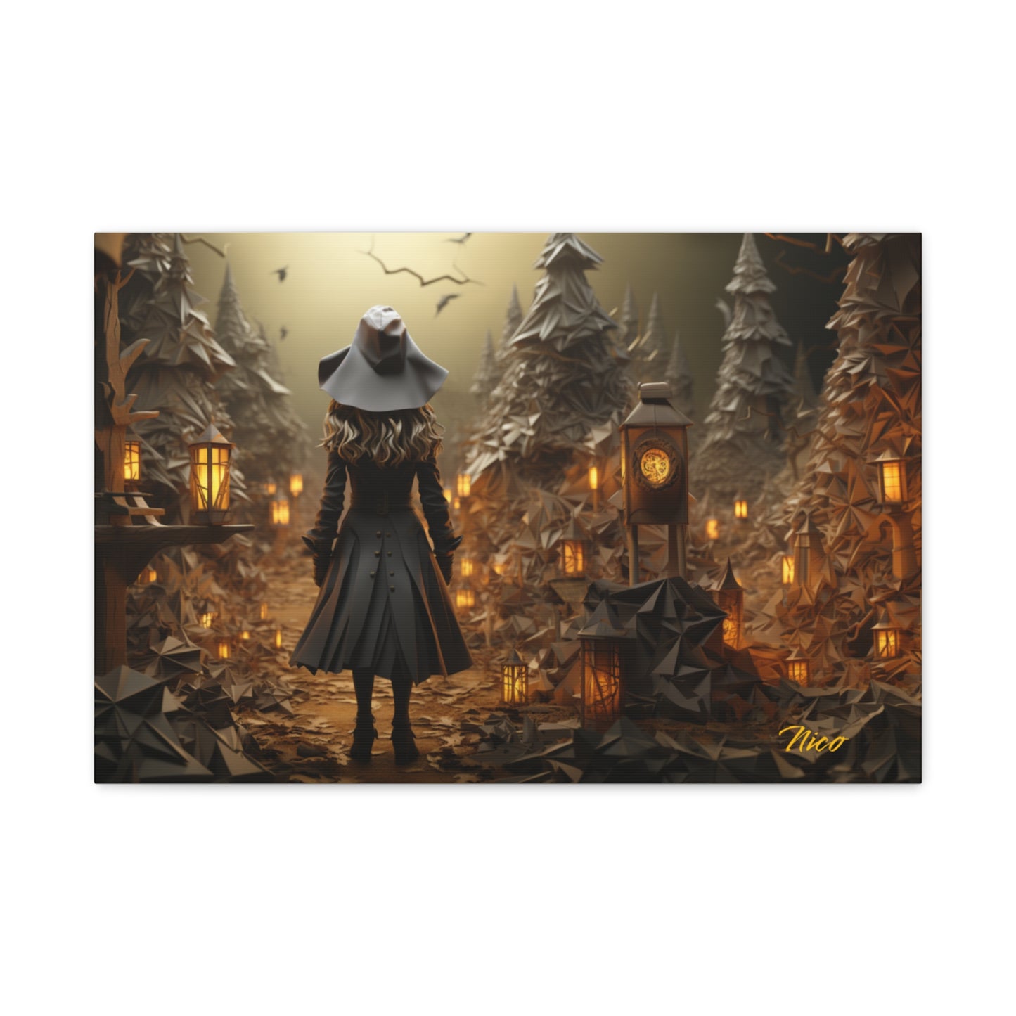 Halloween 2024 Series Print #3 - Streched Matte Canvas Print, 1.25" Thick