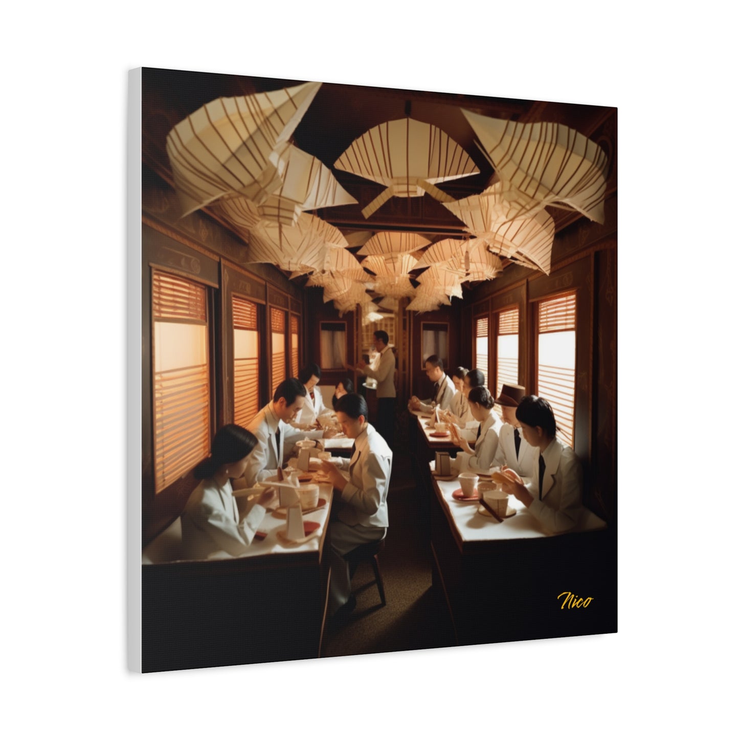 Orient Express Series Print #4 - Streched Matte Canvas Print, 1.25" Thick