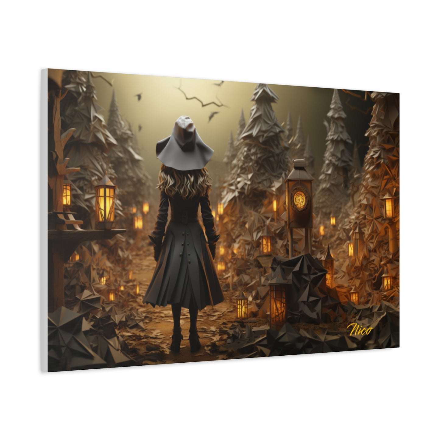Halloween 2024 Series Print #3 - Streched Matte Canvas Print, 1.25" Thick