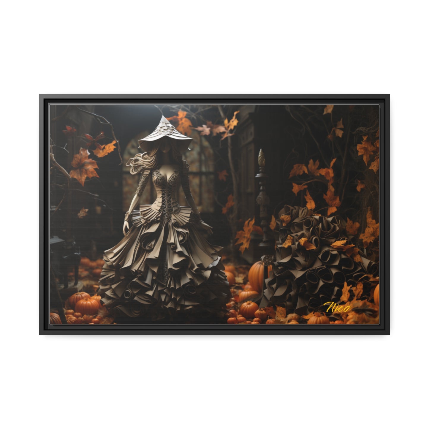 Halloween 2024 Series Print #1 - Black Framed Canvas Print