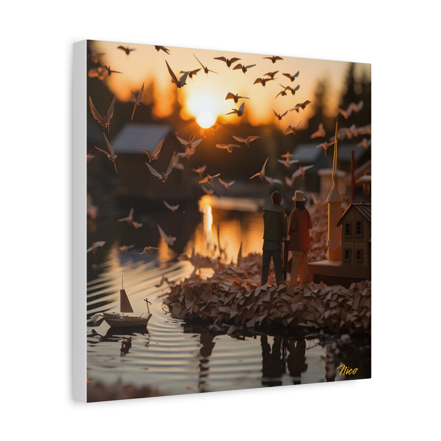 On The Docks By The Bay Series Print #10 - Streched Matte Canvas Print, 1.25" Thick