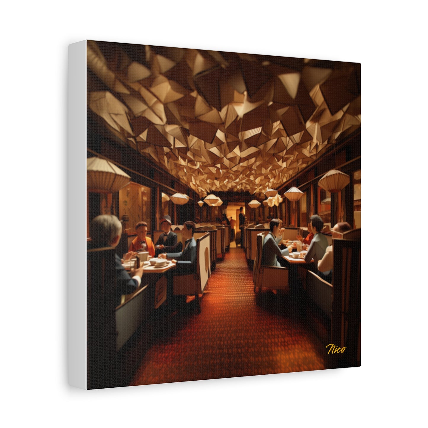 Orient Express Series Print #2 - Streched Matte Canvas Print, 1.25" Thick