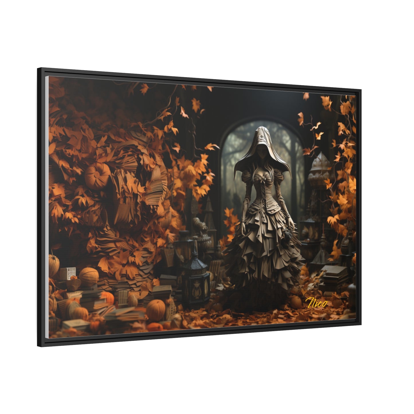 Halloween 2024 Series Print #7 - Black Framed Canvas Print