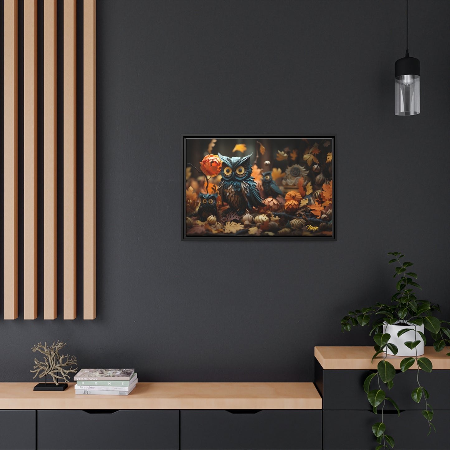 Halloween 2024 Series Print #8 - Black Framed Canvas Print