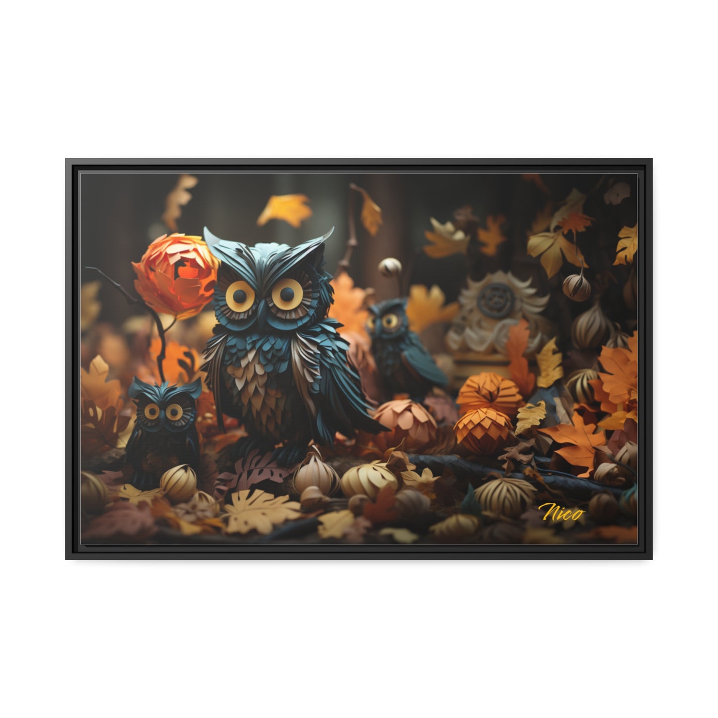 Halloween 2024 Series Print #8 - Black Framed Canvas Print