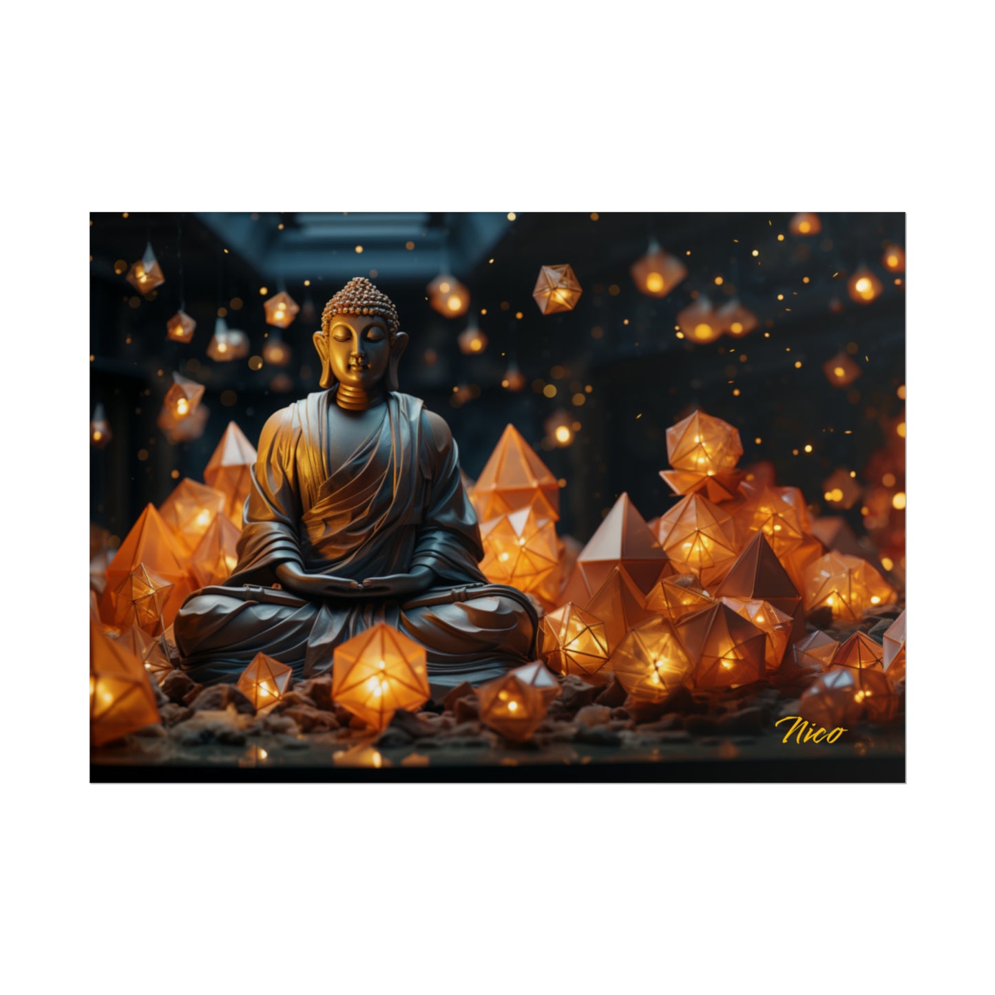 Ascending Buddha Series Print #10 - Fine Art, Matte or Semi-Gloss Print