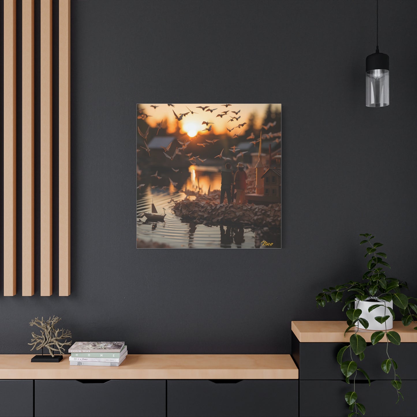 On The Docks By The Bay Series Print #10 - Streched Matte Canvas Print, 1.25" Thick
