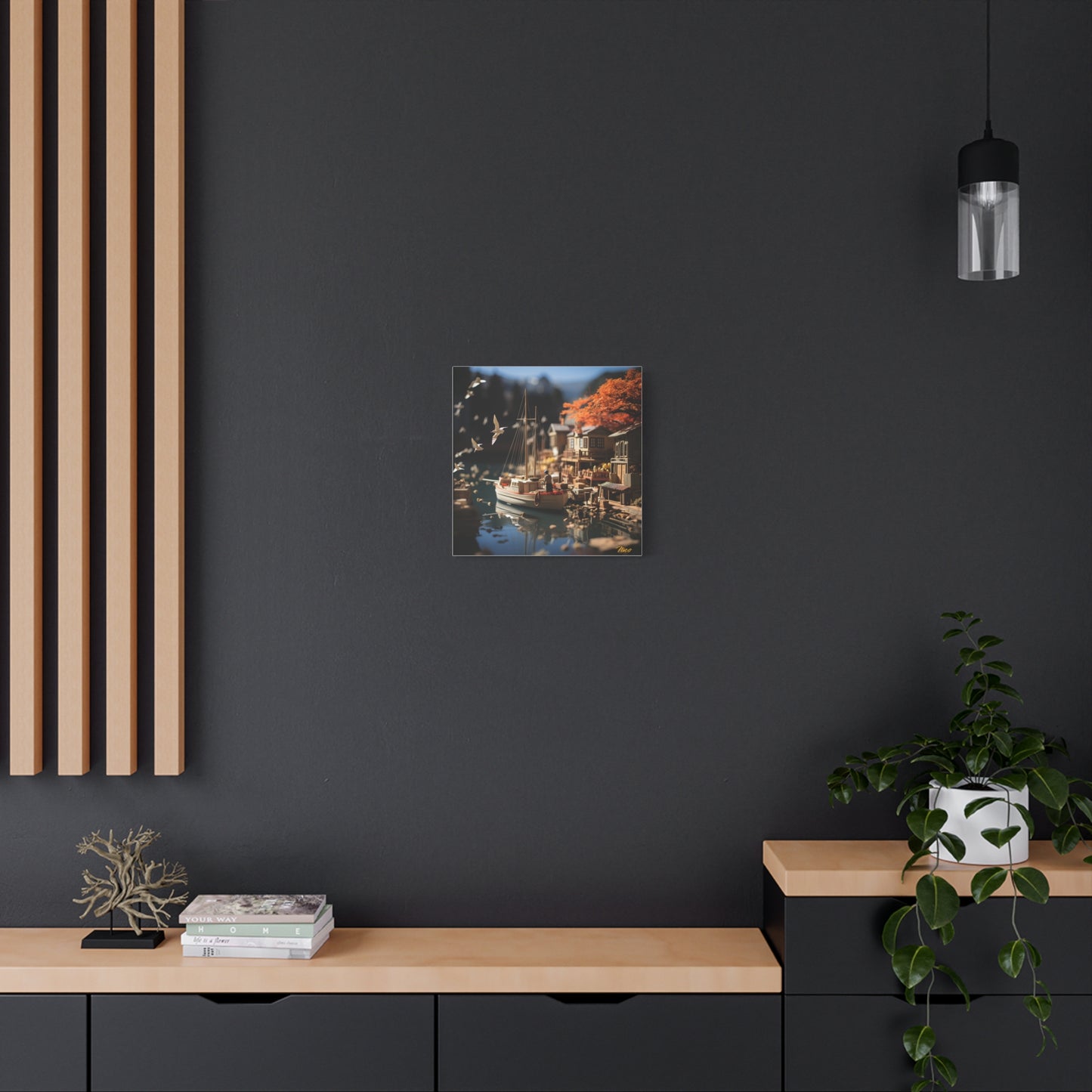 On The Docks By The Bay Series Print #1 - Streched Matte Canvas Print, 1.25" Thick