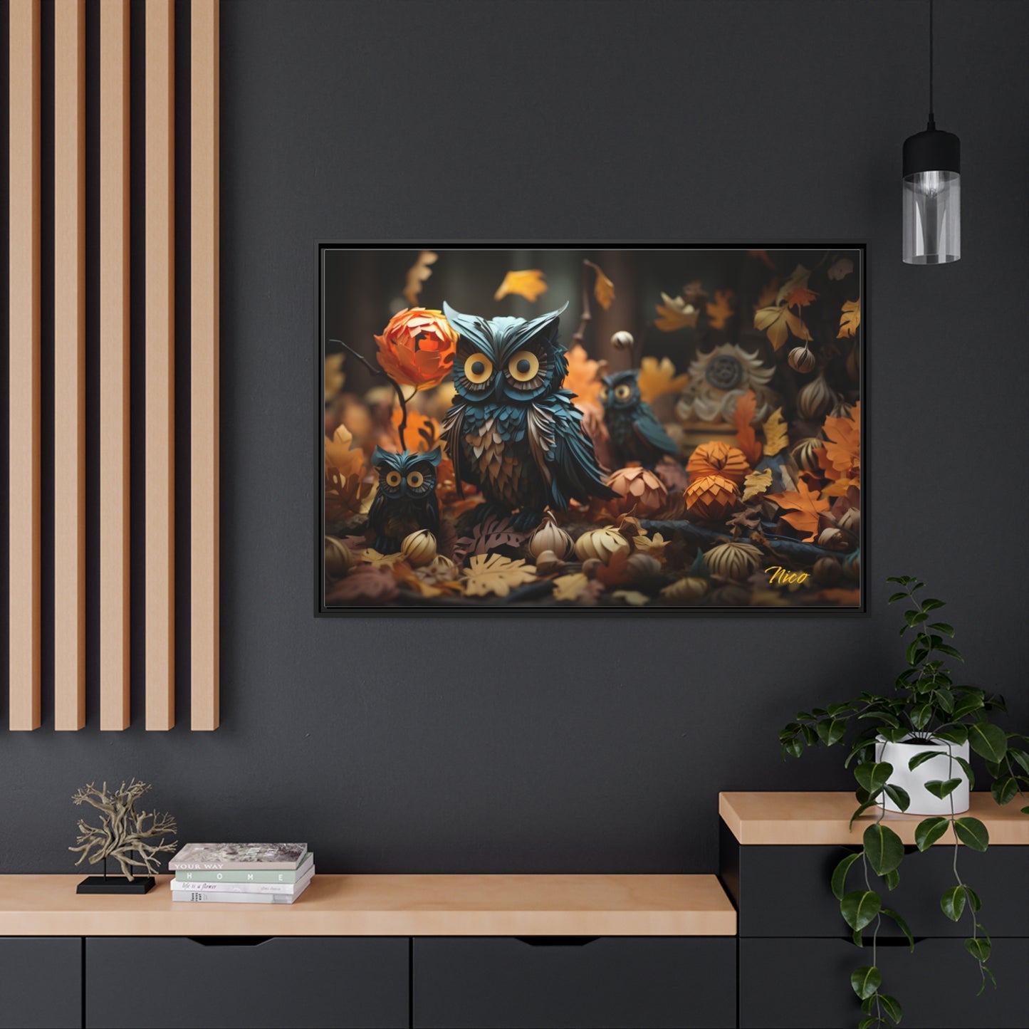 Halloween 2024 Series Print #8 - Black Framed Canvas Print