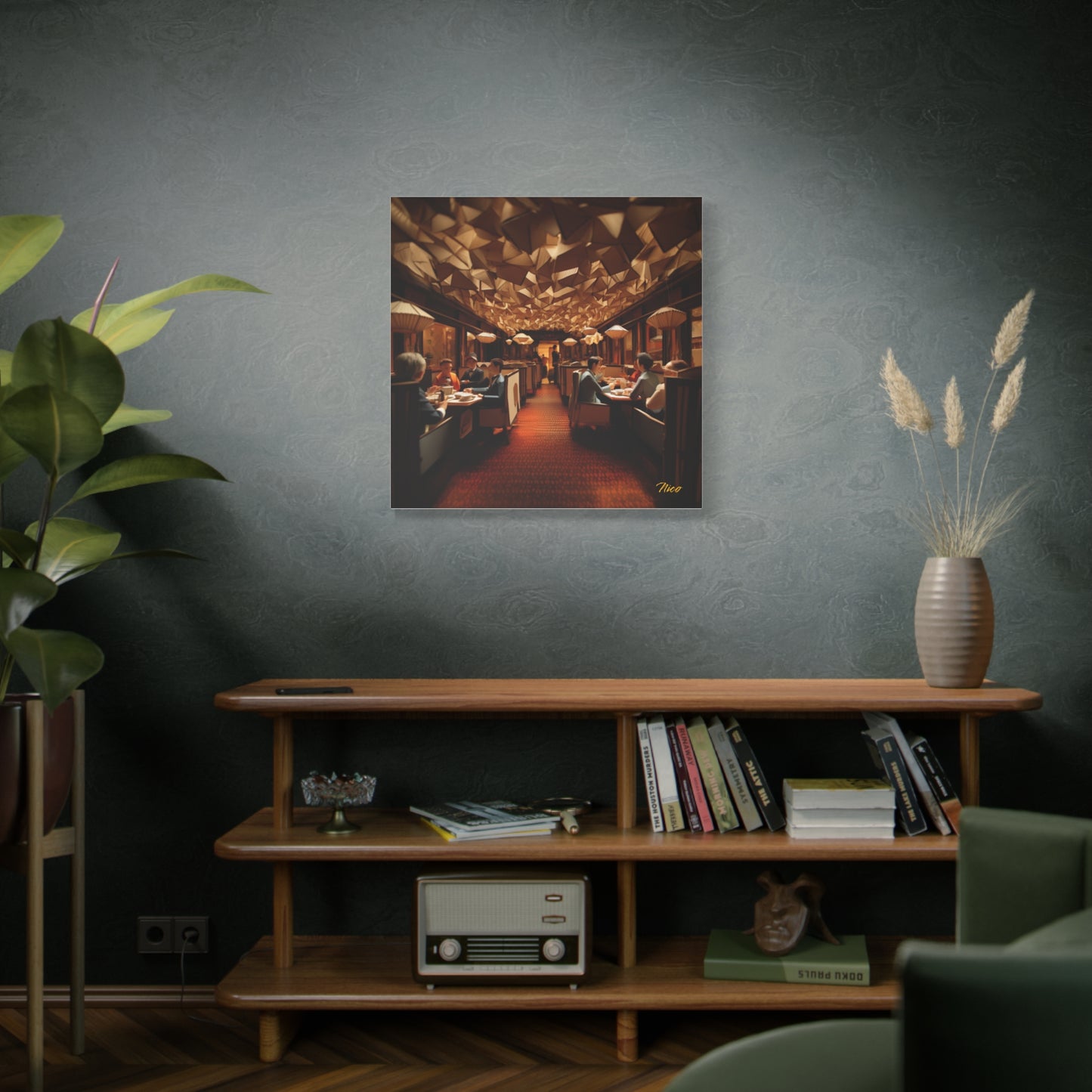 Orient Express Series Print #2 - Streched Matte Canvas Print, 1.25" Thick
