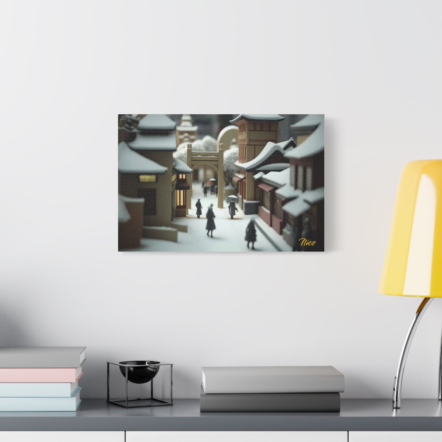 I Wish It Would Snow Series Print #9 - Streched Matte Extended Canvas Print, 1.25" Thick