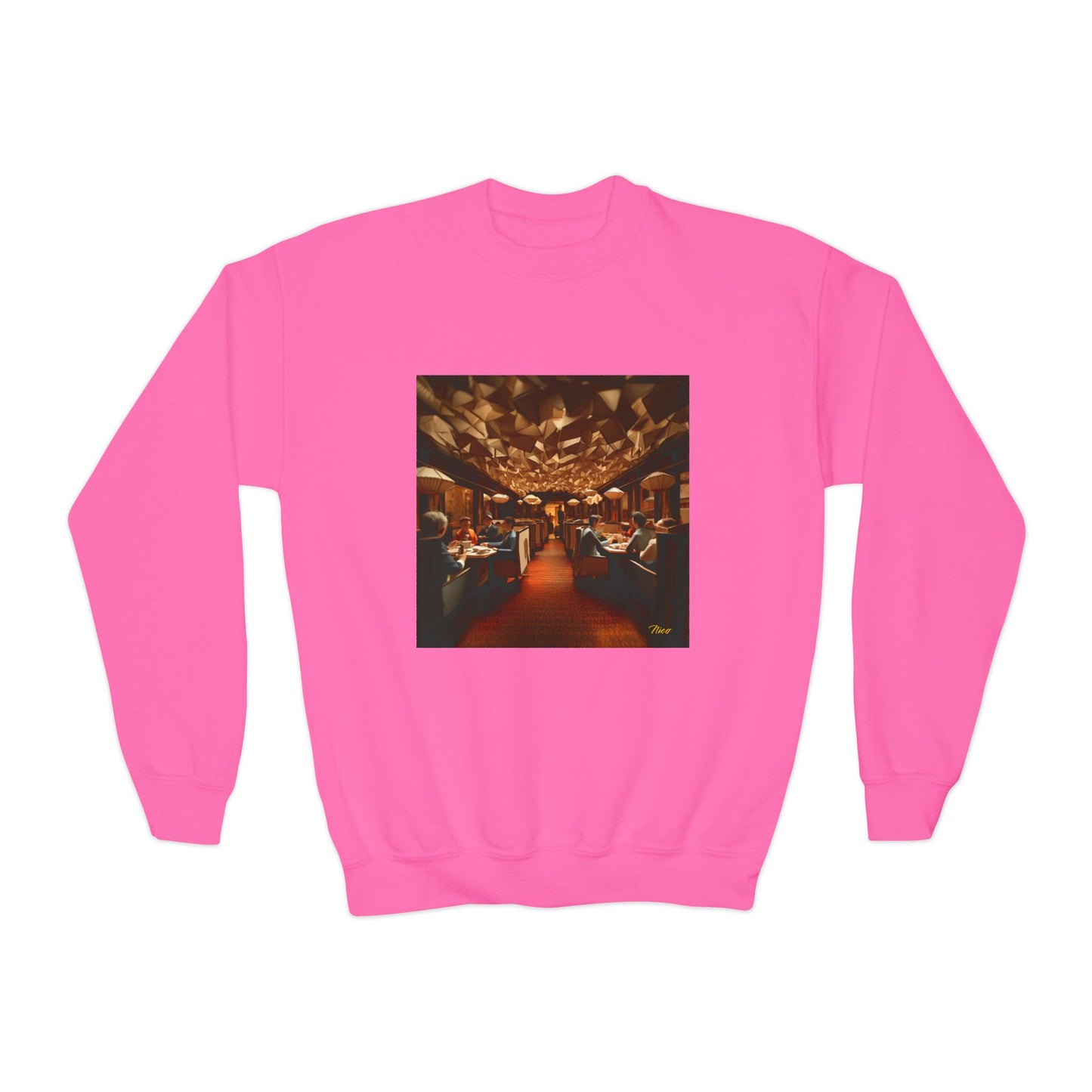 Orient Express Series Print #2 Youth Crewneck Sweatshirt