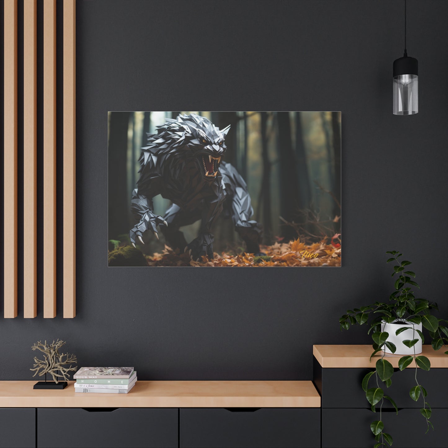 Halloween 2024 Series Print #6 - Streched Matte Canvas Print, 1.25" Thick
