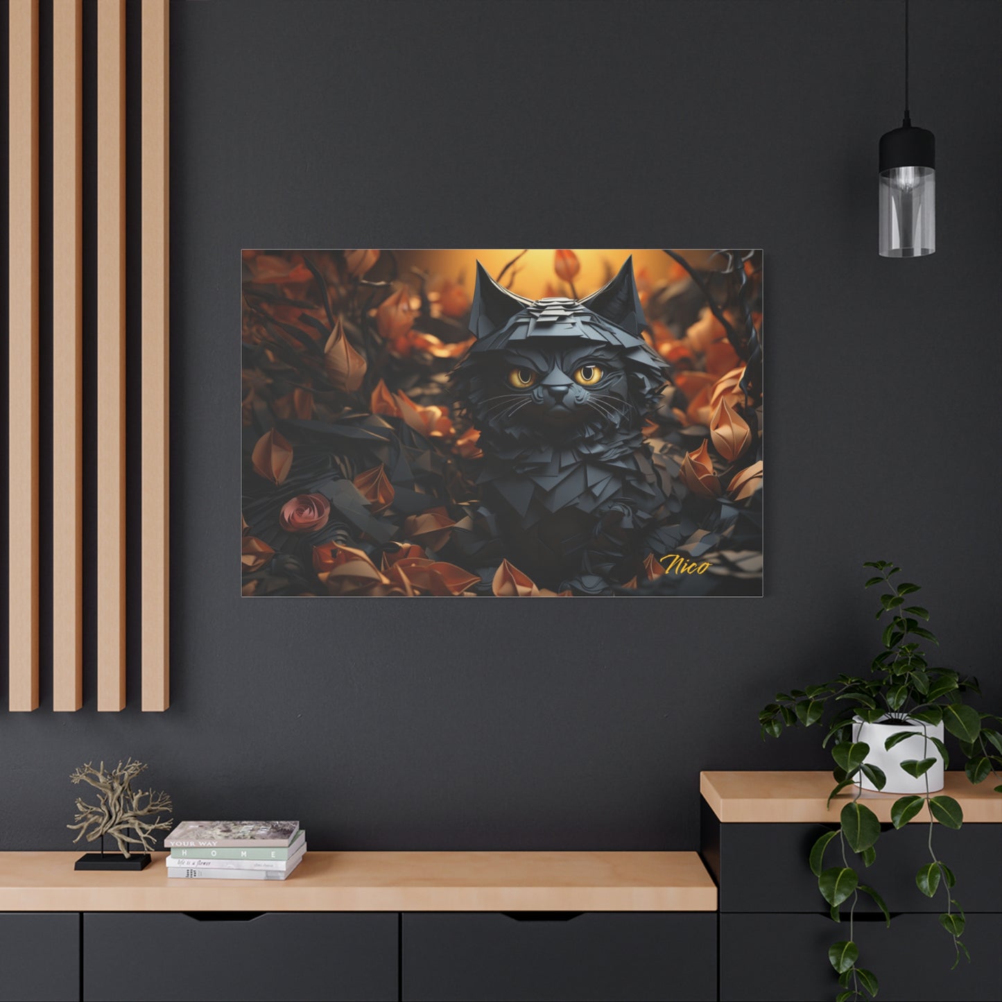Halloween 2024 Series Print #2 - Streched Matte Canvas Print, 1.25" Thick