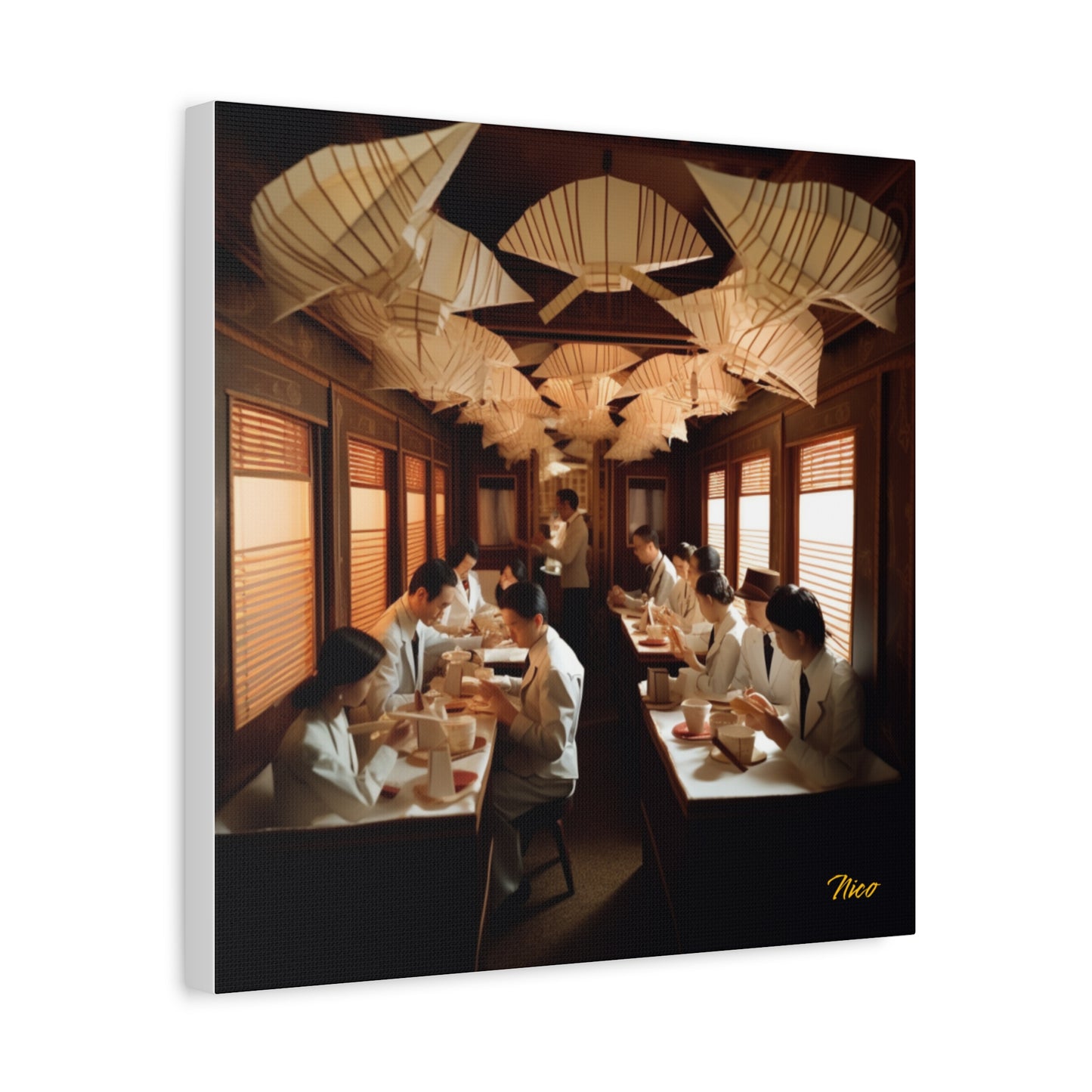 Orient Express Series Print #4 - Streched Matte Canvas Print, 1.25" Thick