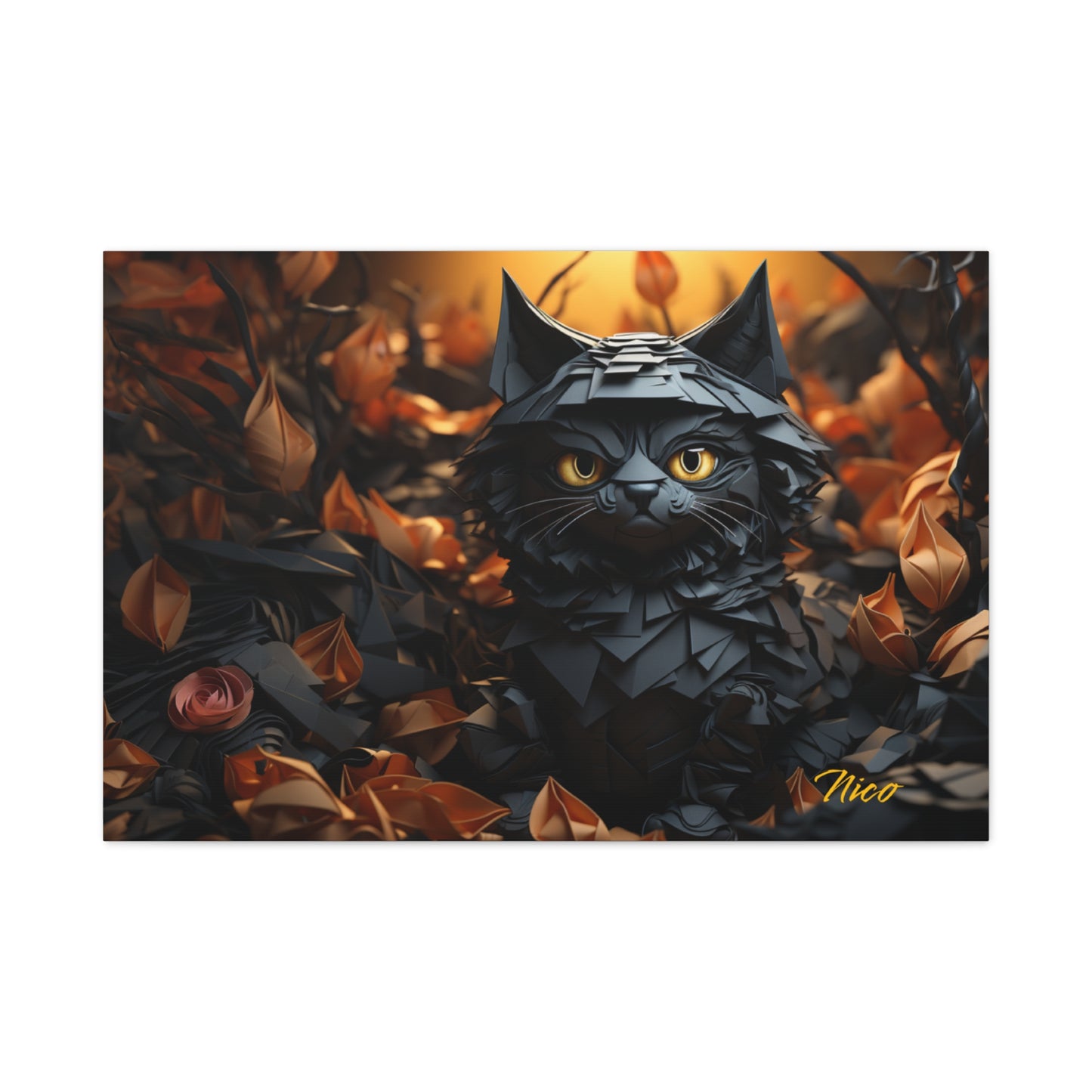 Halloween 2024 Series Print #2 - Streched Matte Canvas Print, 1.25" Thick
