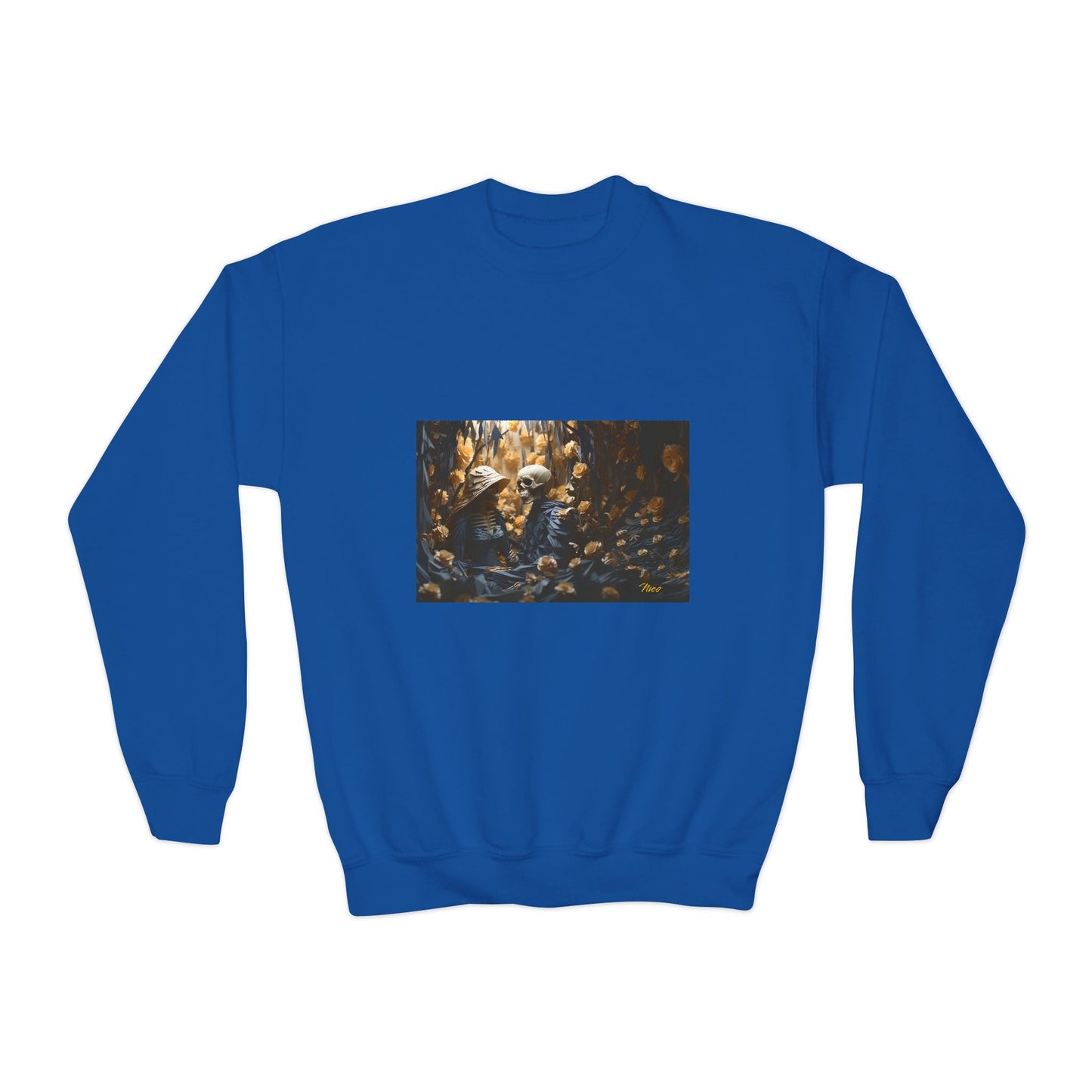 Halloween 2024 Series Print #4 Youth Crewneck Sweatshirt