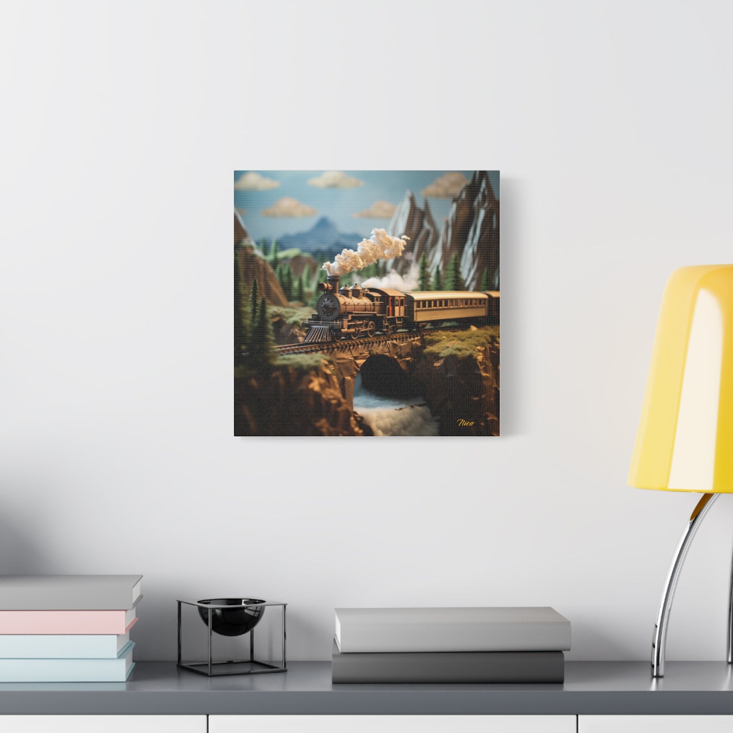 Orient Express Series Print #5 - Streched Matte Canvas Print, 1.25" Thick