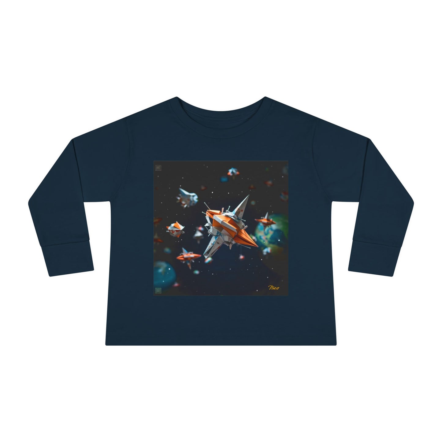 Elons' Dream Series Print #1 Toddler Long Sleeve Tee