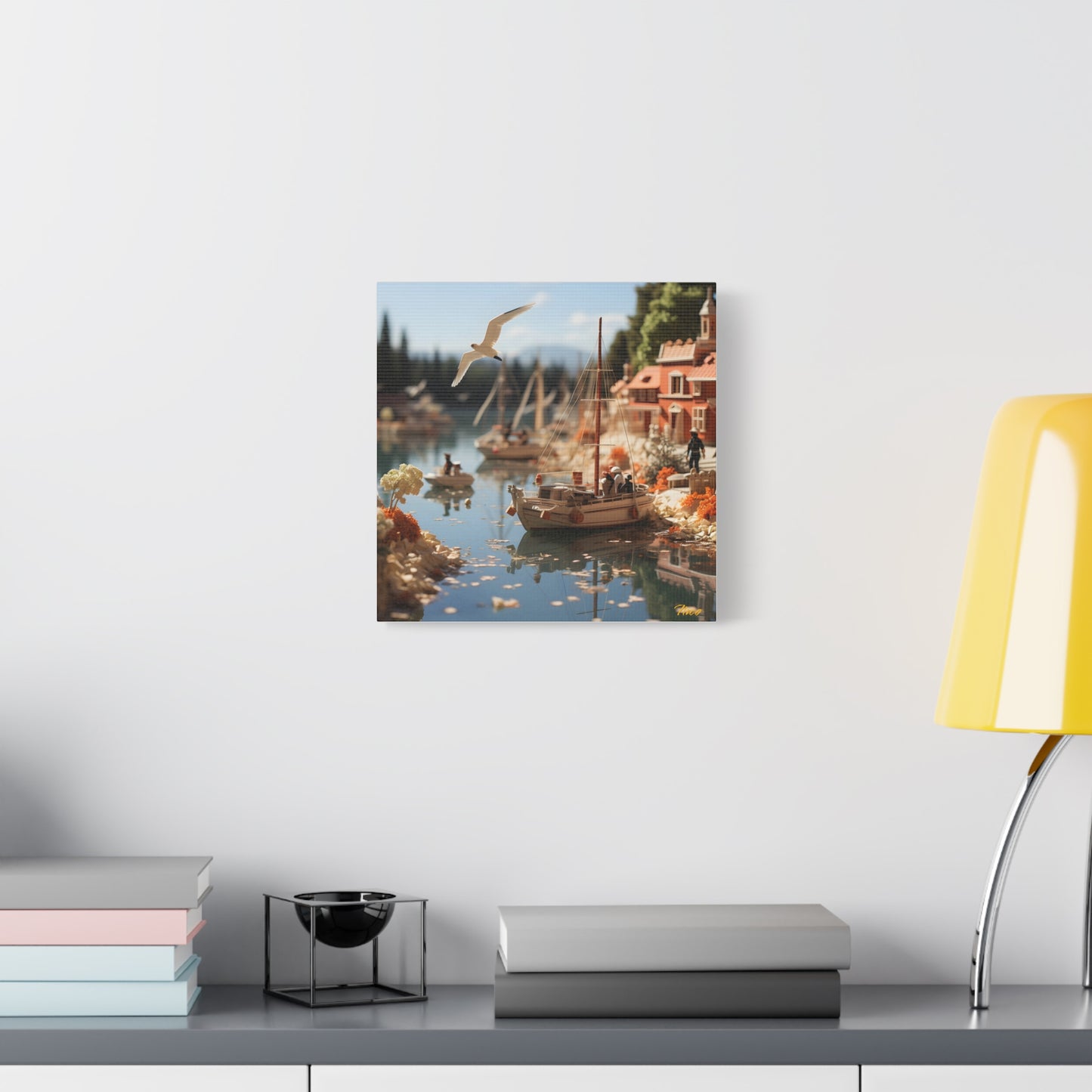 On The Docks By The Bay Series Print #6 - Streched Matte Canvas Print, 1.25" Thick