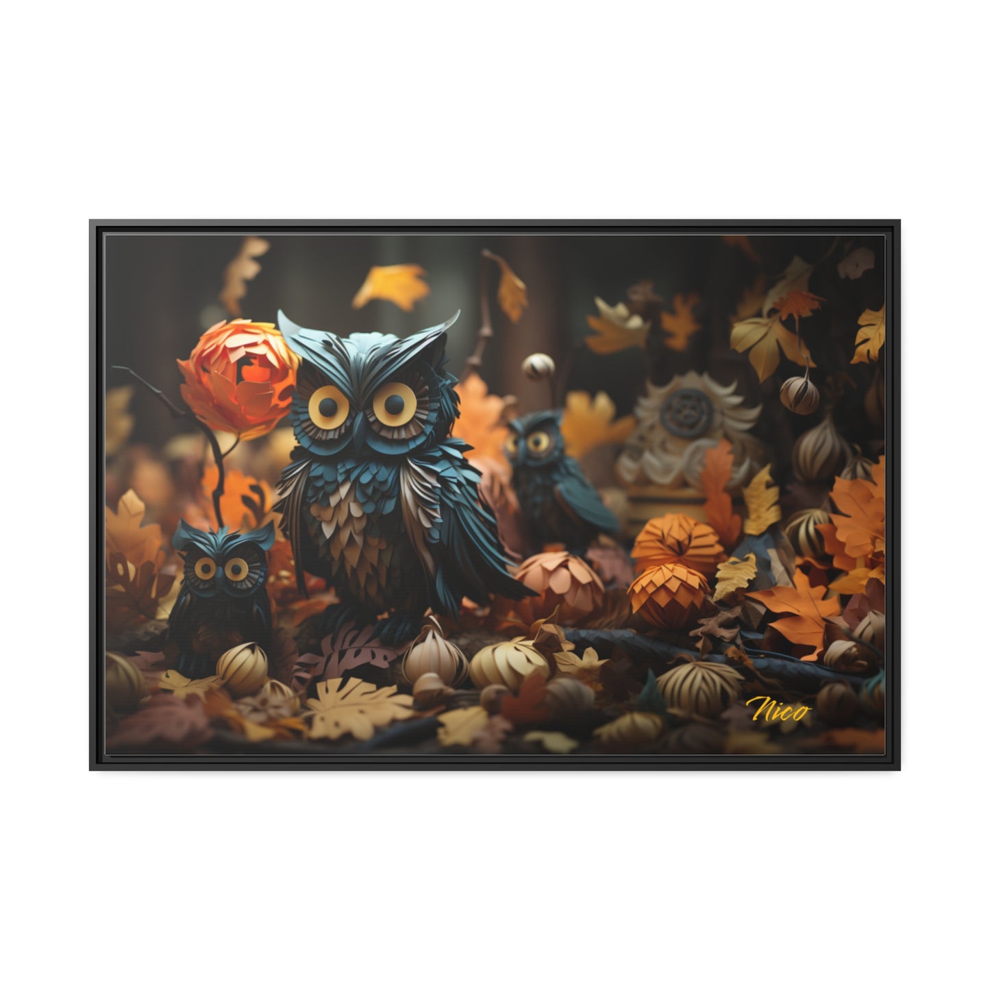 Halloween 2024 Series Print #8 - Black Framed Canvas Print