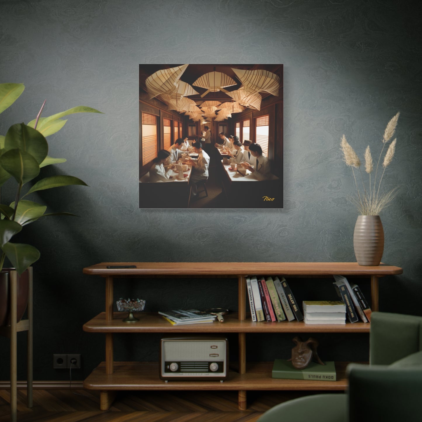 Orient Express Series Print #4 - Streched Matte Canvas Print, 1.25" Thick
