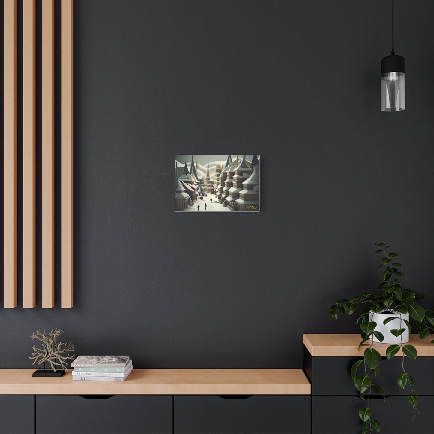 I Wish It Would Snow Series Print #1 - Streched Matte Extended Canvas Print, 1.25" Thick