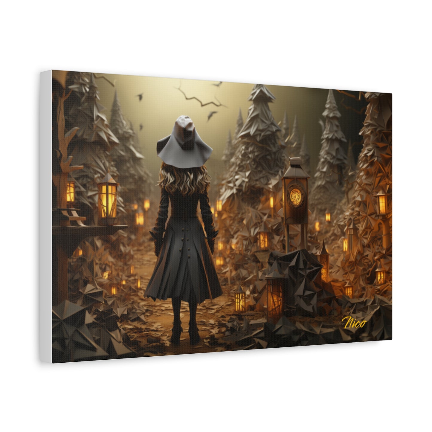Halloween 2024 Series Print #3 - Streched Matte Canvas Print, 1.25" Thick