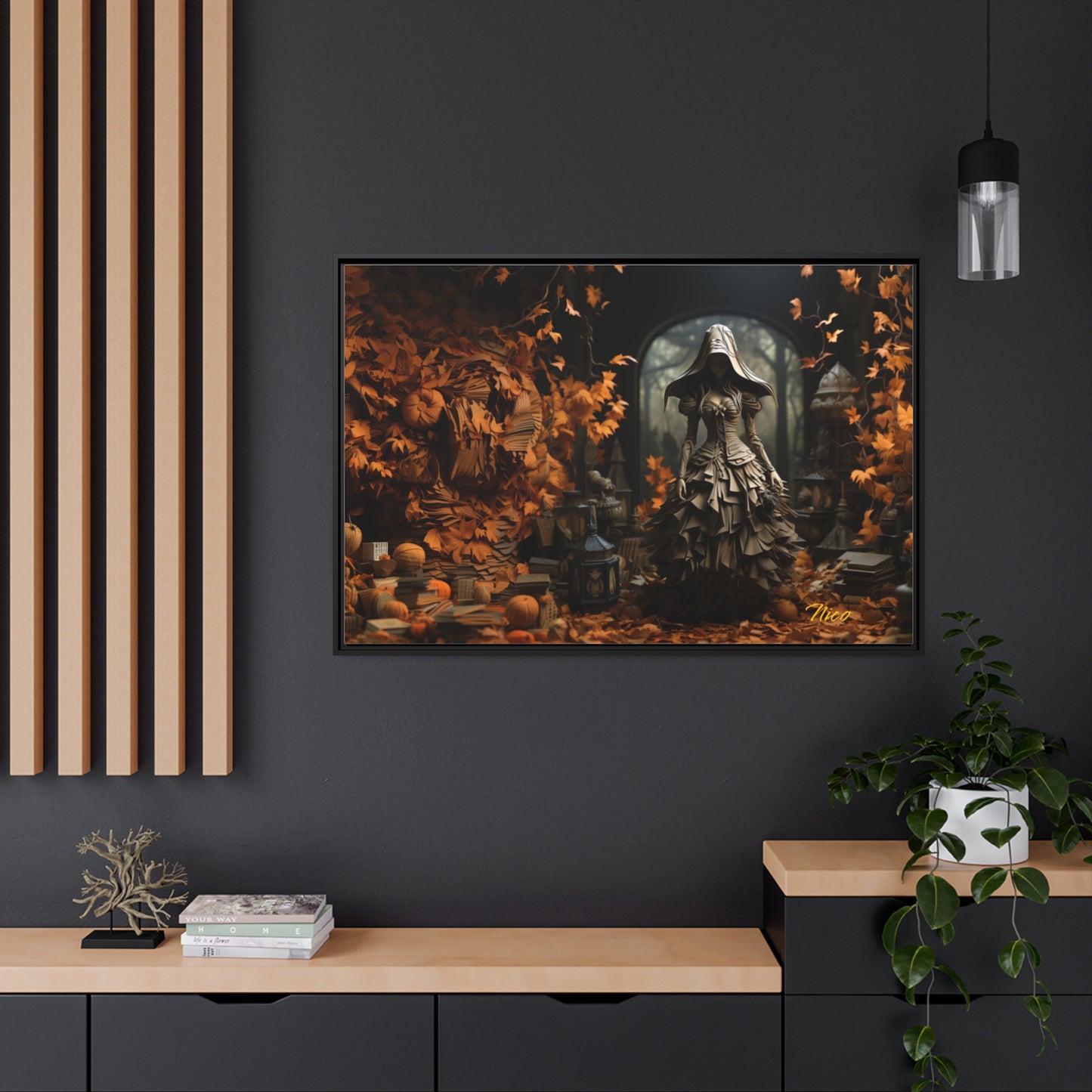 Halloween 2024 Series Print #7 - Black Framed Canvas Print