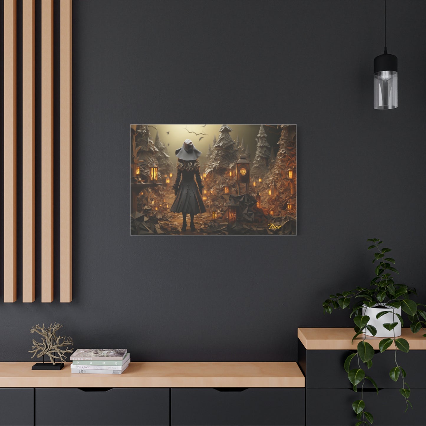 Halloween 2024 Series Print #3 - Streched Matte Canvas Print, 1.25" Thick