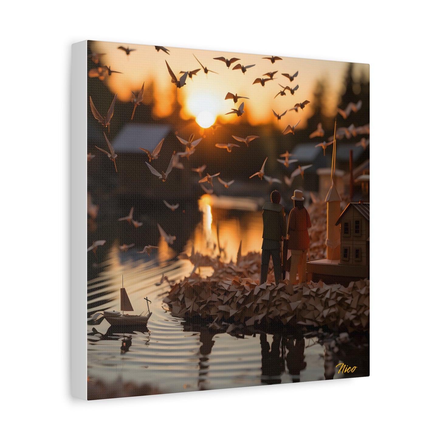 On The Docks By The Bay Series Print #10 - Streched Matte Canvas Print, 1.25" Thick