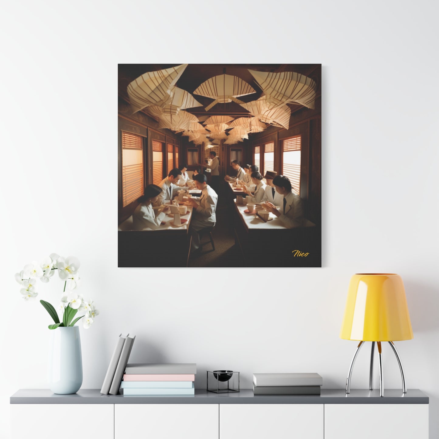 Orient Express Series Print #4 - Streched Matte Canvas Print, 1.25" Thick