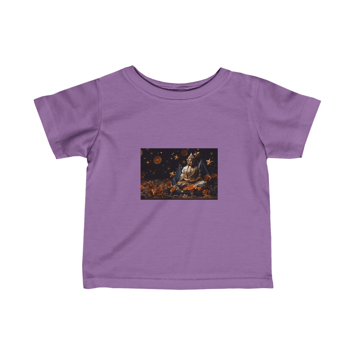 Ascending Buddah Series Print #5 Series Print #10 Infant Fine Jersey Tee