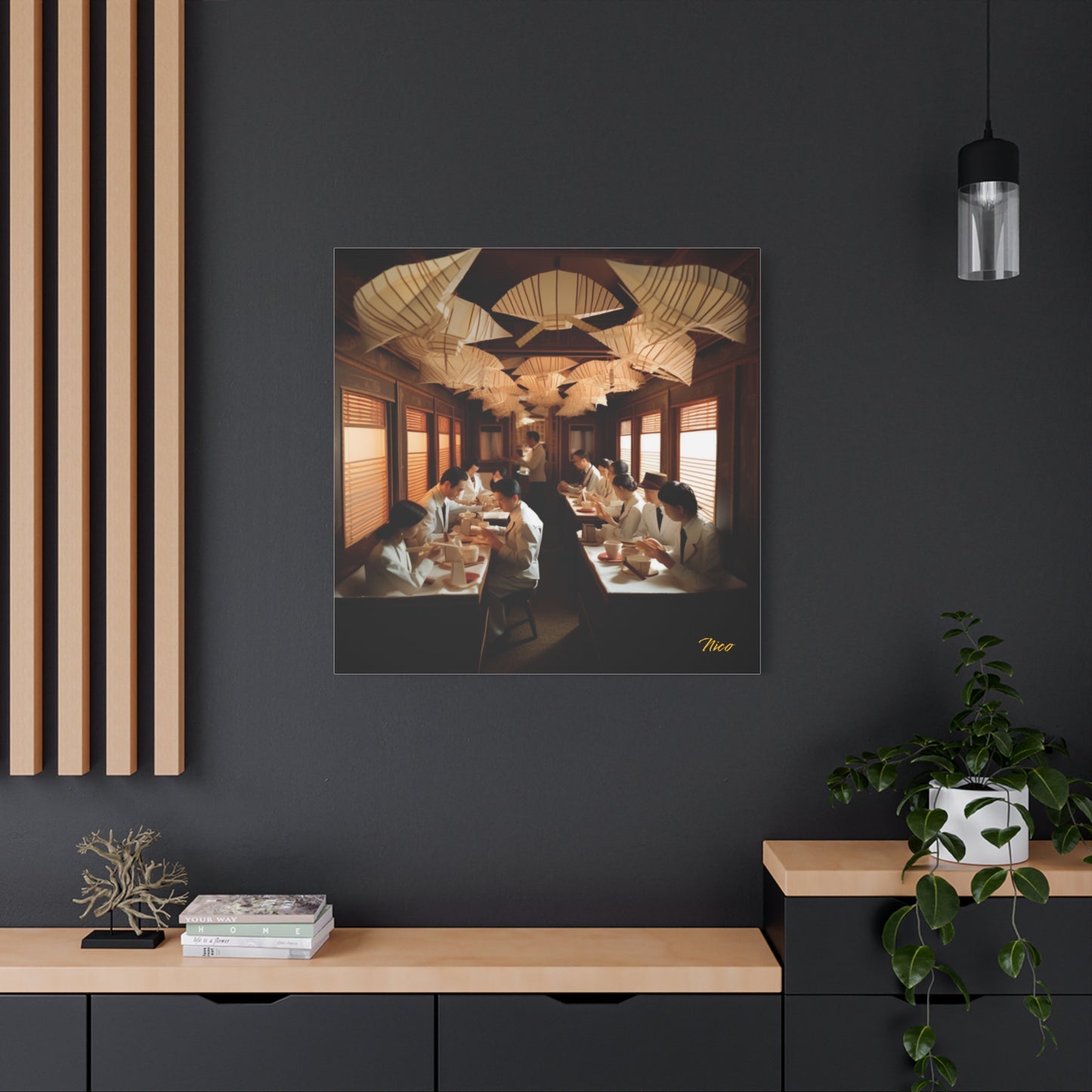 Orient Express Series Print #4 - Streched Matte Canvas Print, 1.25" Thick