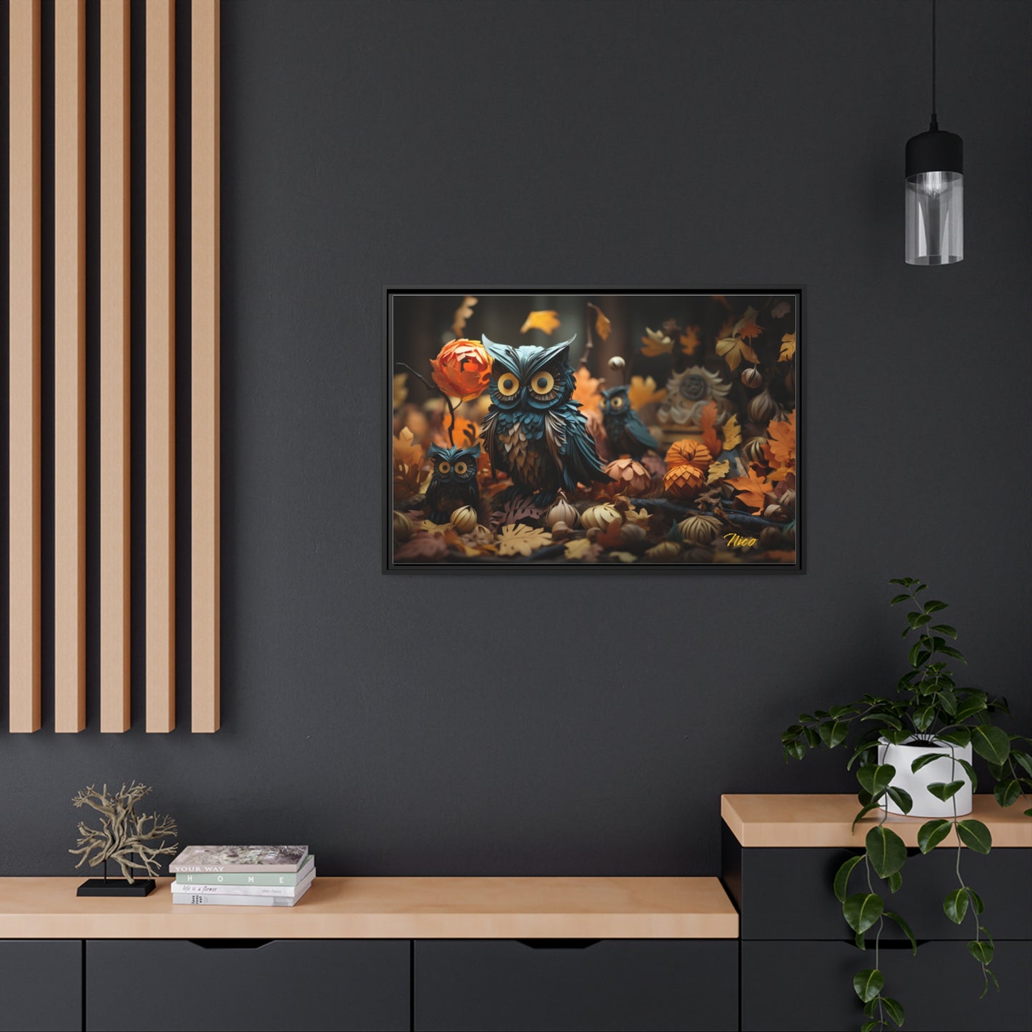 Halloween 2024 Series Print #8 - Black Framed Canvas Print