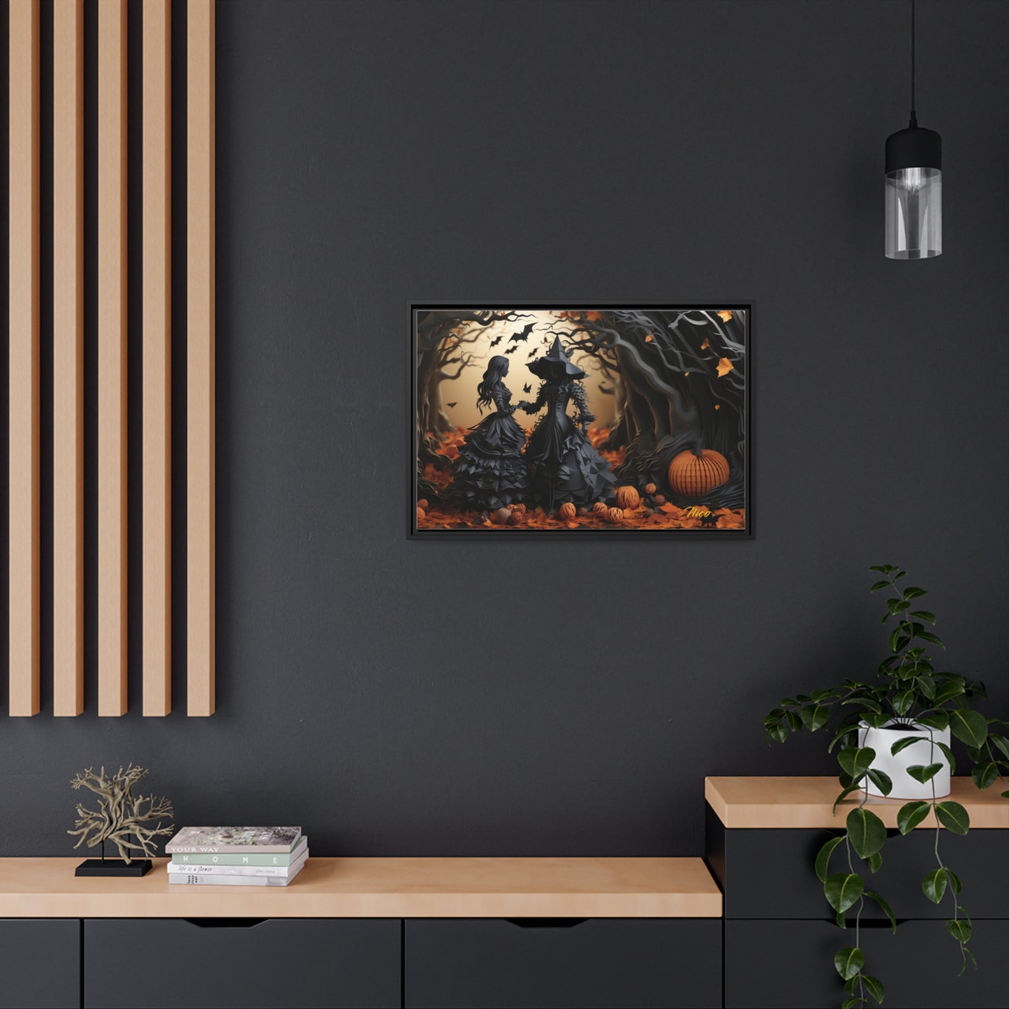 Halloween 2024 Series Print #9 - Black Framed Canvas Print