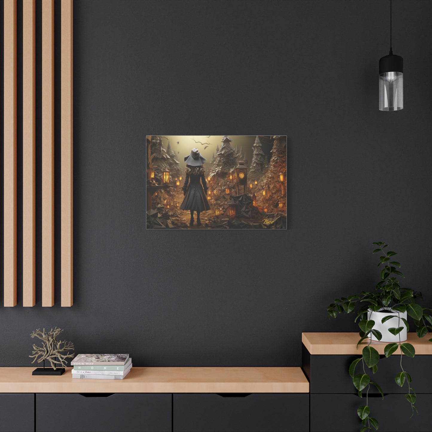 Halloween 2024 Series Print #3 - Streched Matte Canvas Print, 1.25" Thick