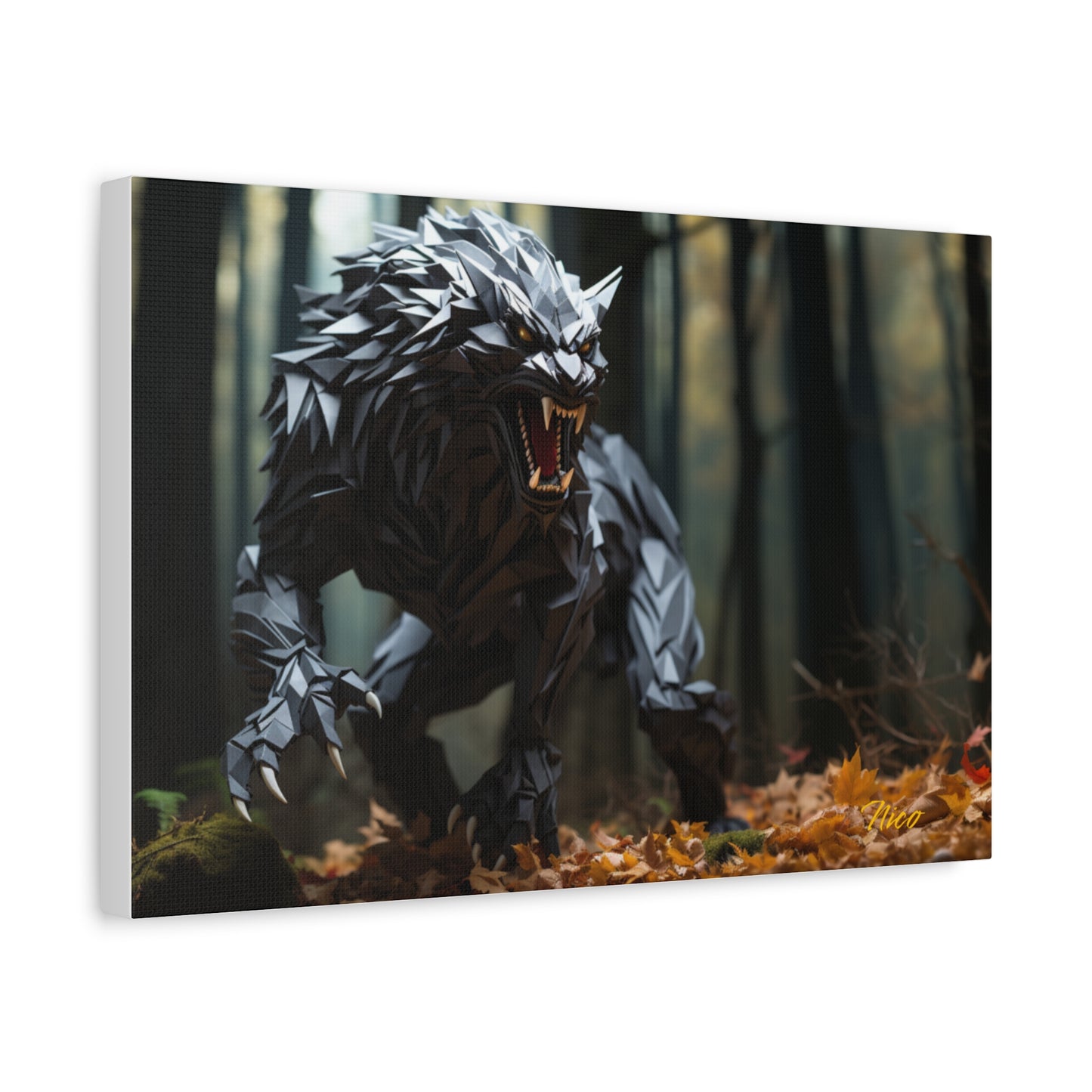 Halloween 2024 Series Print #6 - Streched Matte Canvas Print, 1.25" Thick