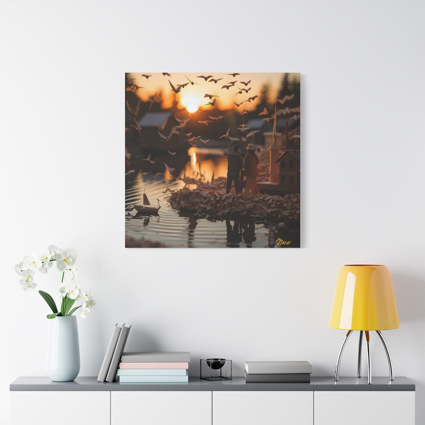 On The Docks By The Bay Series Print #10 - Streched Matte Canvas Print, 1.25" Thick