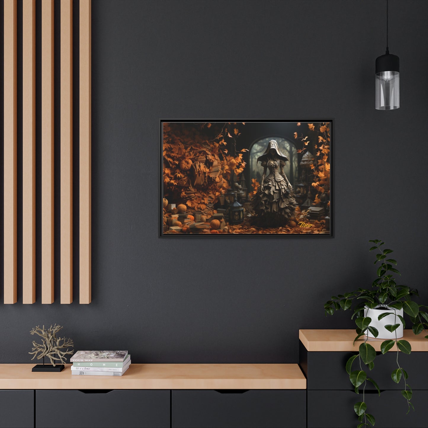 Halloween 2024 Series Print #7 - Black Framed Canvas Print