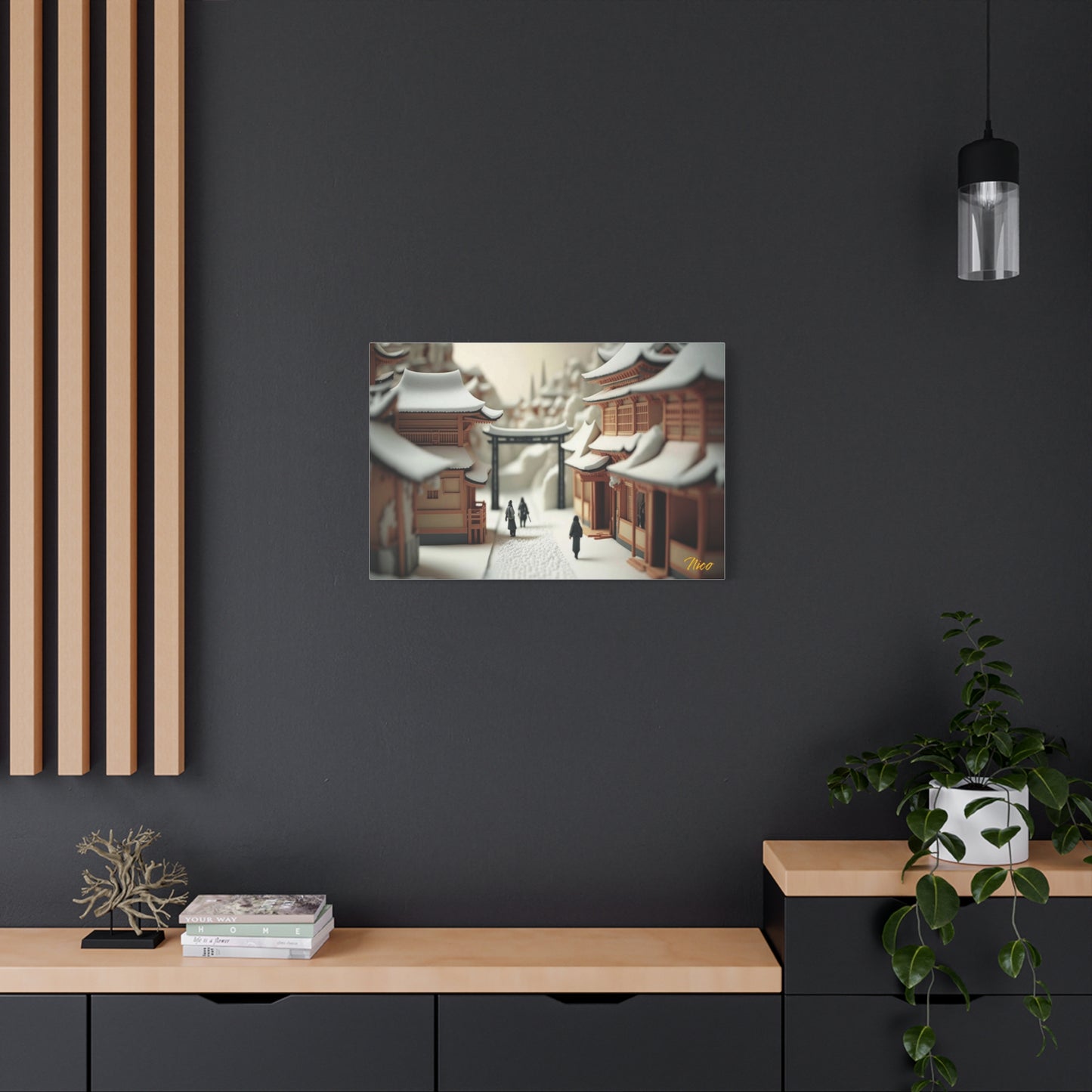 I Wish It Would Snow Series Print #2 - Streched Matte Extended Canvas Print, 1.25" Thick