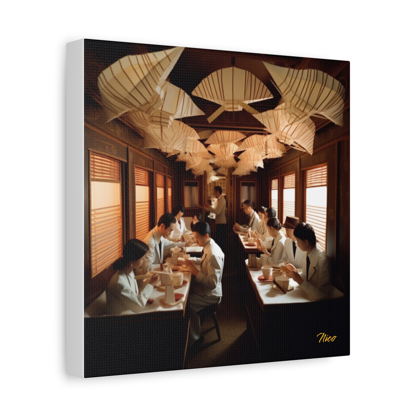 Orient Express Series Print #4 - Streched Matte Canvas Print, 1.25" Thick