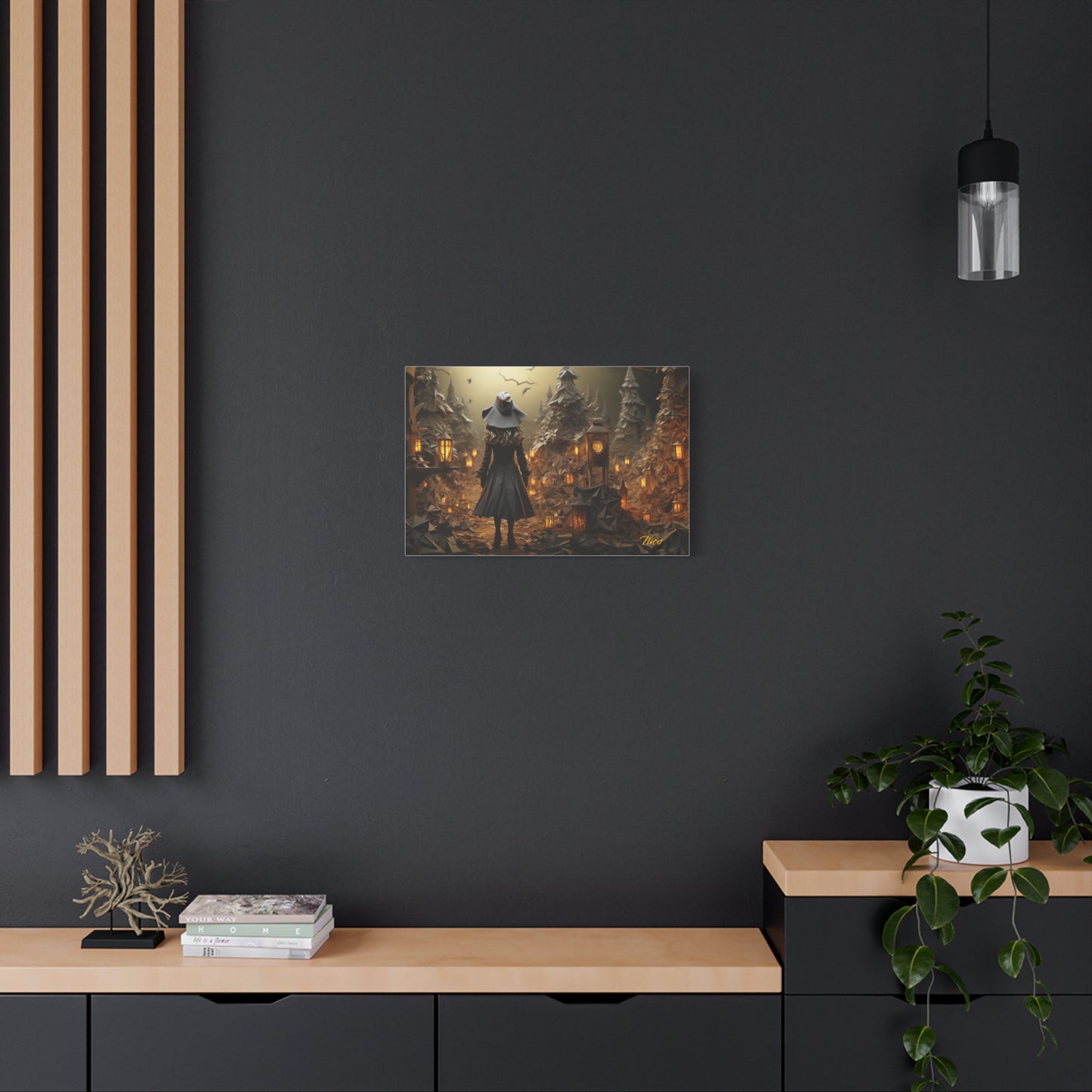 Halloween 2024 Series Print #3 - Streched Matte Canvas Print, 1.25" Thick