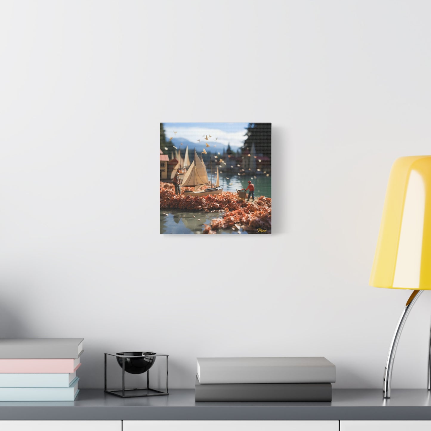 On The Docks By The Bay Series Print #5 - Streched Matte Canvas Print, 1.25" Thick