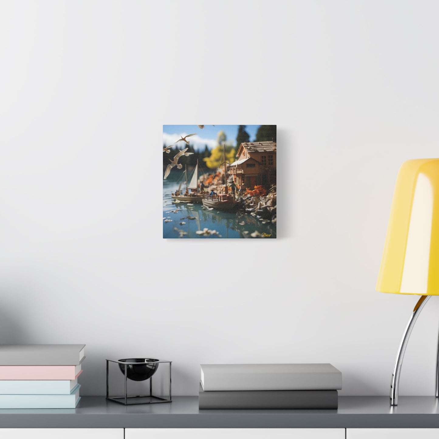 On The Docks By The Bay Series Print #8 - Streched Matte Canvas Print, 1.25" Thick