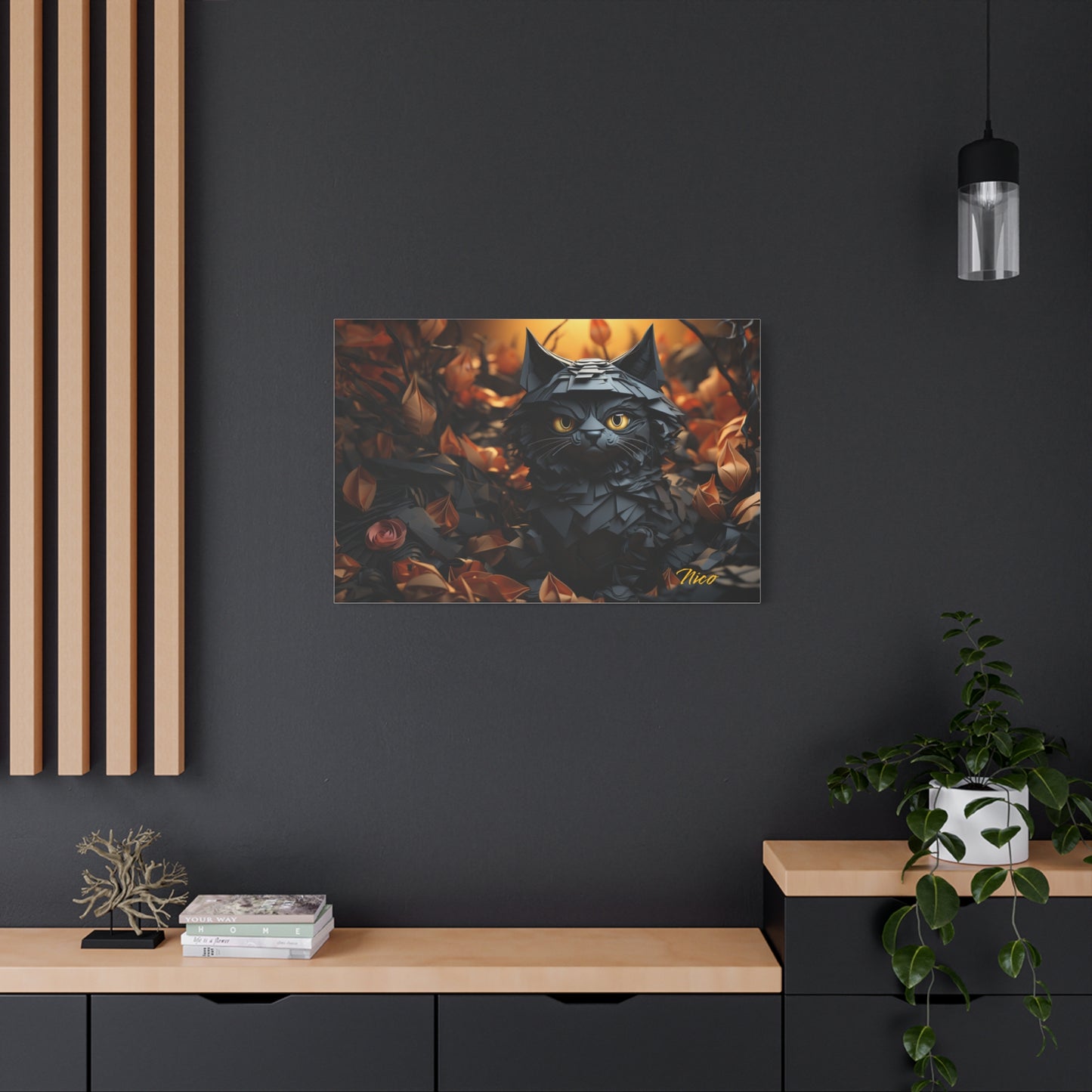 Halloween 2024 Series Print #2 - Streched Matte Canvas Print, 1.25" Thick