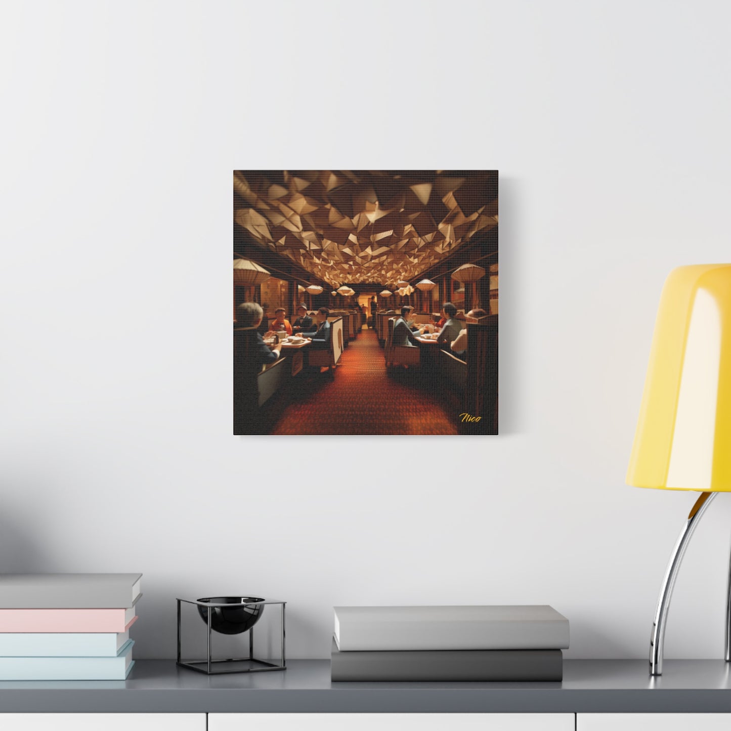 Orient Express Series Print #2 - Streched Matte Canvas Print, 1.25" Thick