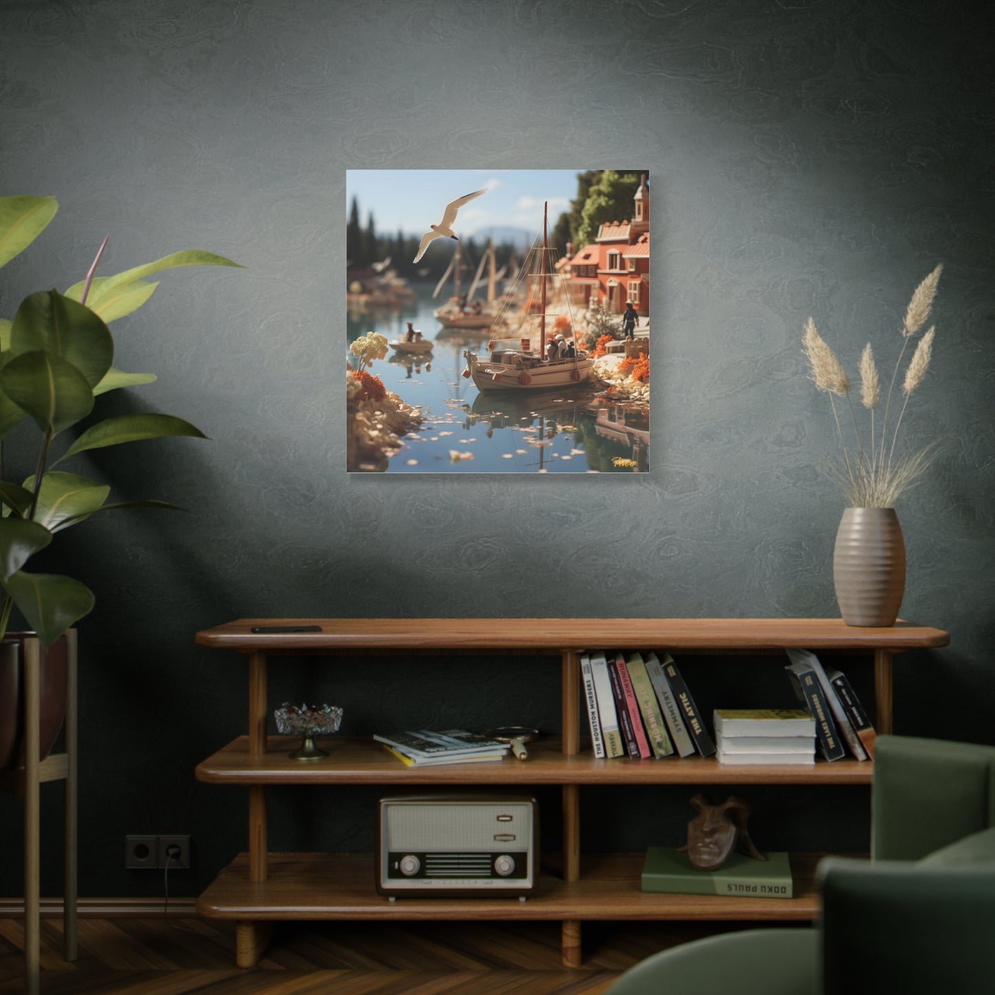 On The Docks By The Bay Series Print #6 - Streched Matte Canvas Print, 1.25" Thick