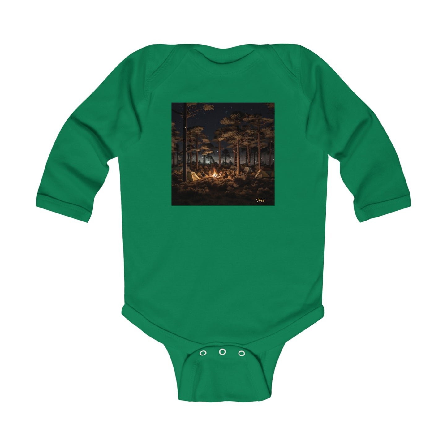 Under The Starry Skies Series Print #9 Infant Long Sleeve Bodysuit