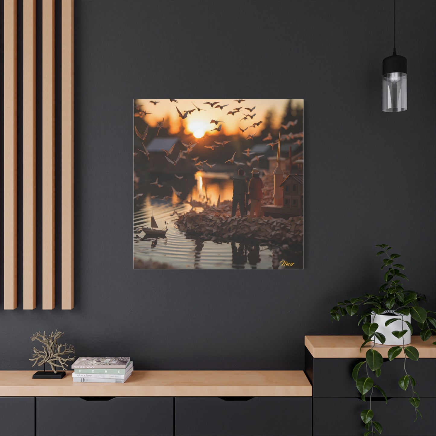 On The Docks By The Bay Series Print #10 - Streched Matte Canvas Print, 1.25" Thick